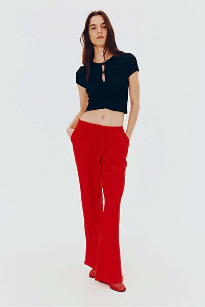 H&M Straight drawstring trousers