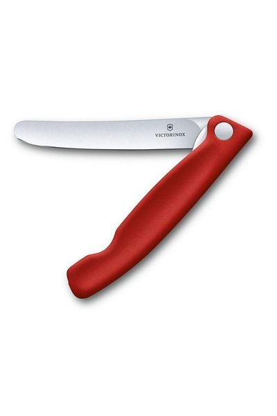 Victorinox Swiss Classic Paring Knife, Foldable, Straight Edge Red 4.3 in