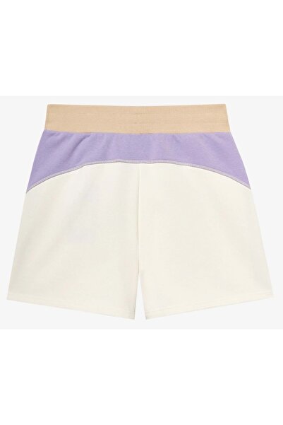 SKECHERS W Diagonal Lw Fleece Sweat Short S2510049-102 Σορτς Φούστα Γυναικεία Φούστα ΜΠΕΖ