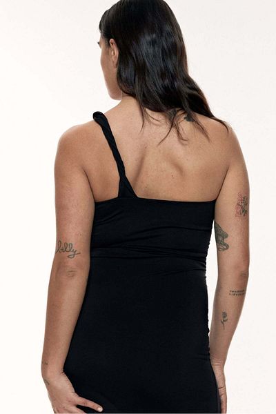 H&M One-shoulder bodycon dress