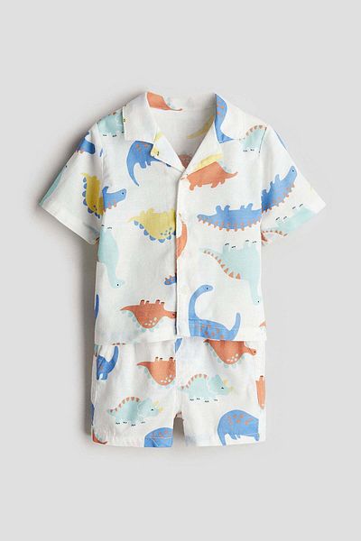 H&M 2-piece printed cotton set