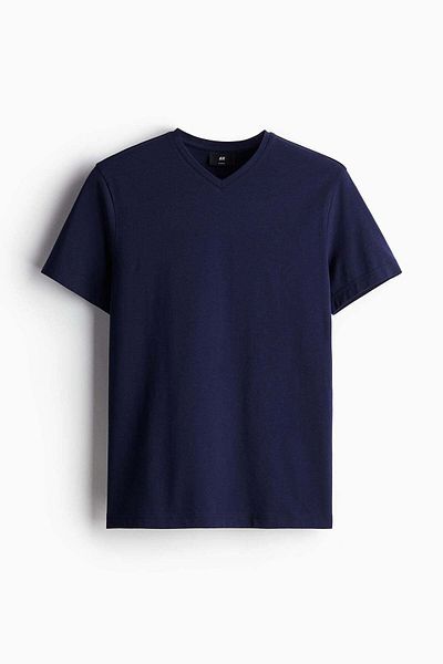 H&M V-neck T-shirt Slim fit