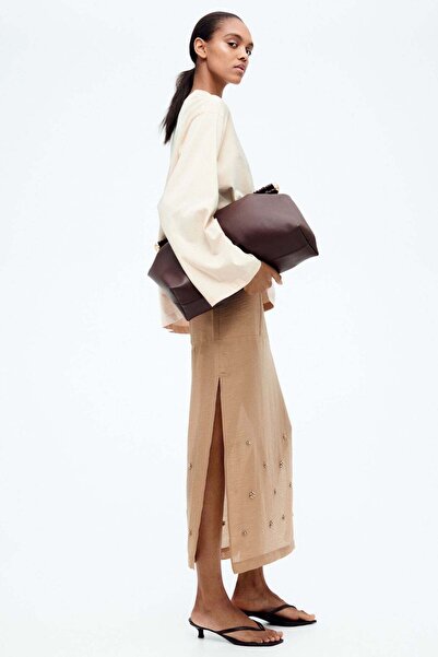 H&M Sheer embellished skirt