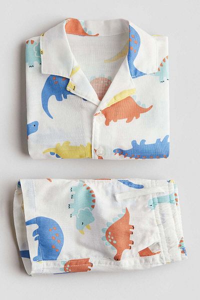 H&M 2-piece printed cotton set