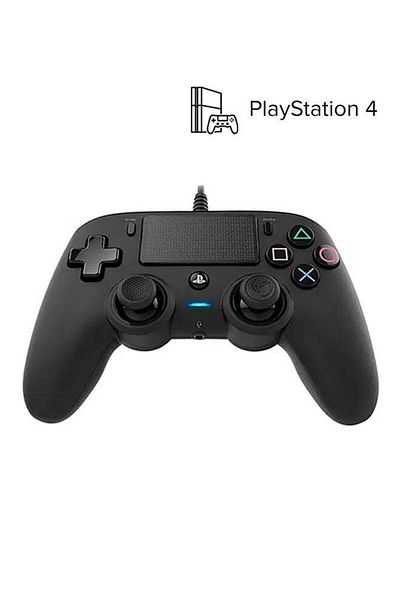 Nacon Wired Compact Controller For PlayStation 4 Black
