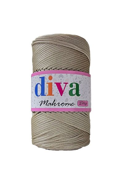 Diva İplik Polyp Macrame 250 GR Δεν μεταφέρουμε εικονικά προϊόντα, χωρίς σημείωση ημερομηνίας παραγωγής.