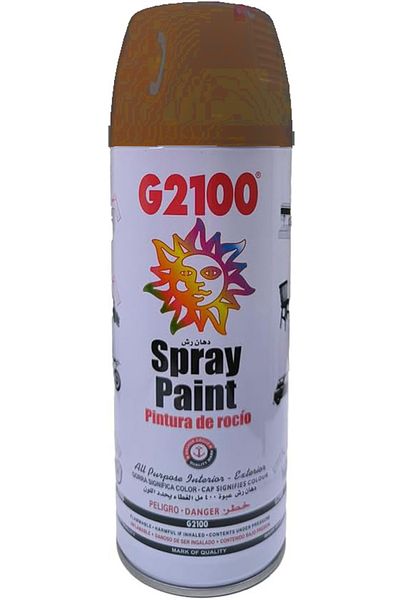 Generic بخاخ طلاء G2100 بسعة 400 مل | 240 جرام – طلاء متعدد الاستخدامات عالي الجودة