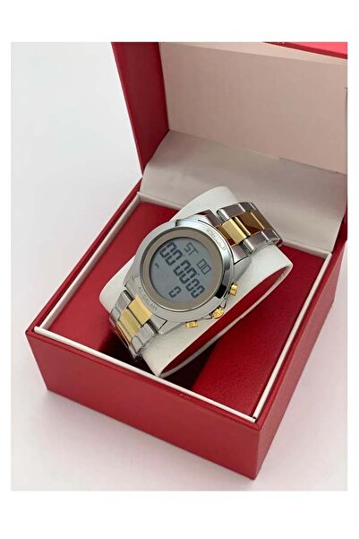 Fager ساعة الصلاه الاسلامية لونين مع التقويم الهجري والميلادي منبه لكل صلاهات...