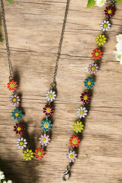 MakeWell Summer Daisy Design Necklace and Bracelet Set