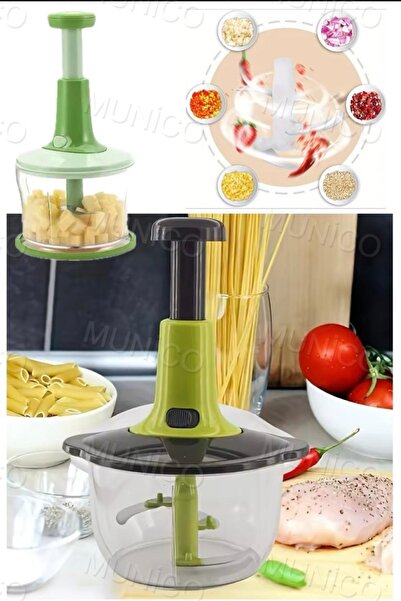 Munico Çıkarılabilir Sarımsak Kıyma Makinesi Manuel Pres El Tipi Gıda Doğrayı...