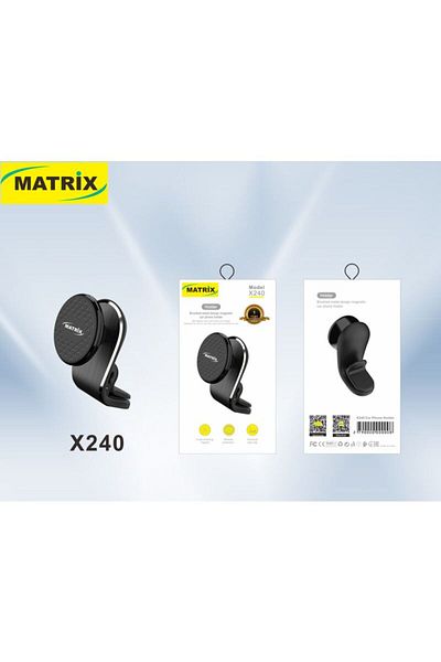 Matrix Car Phone Holder - Black - X240
