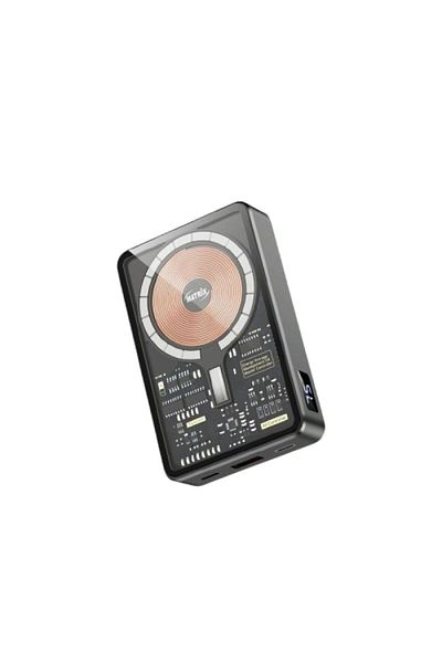 Matrix Power Bank With Display Screen - 10000 mAh - Black - M-PD23