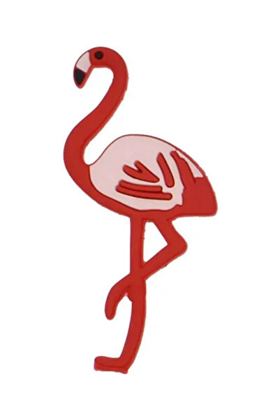 Generic Fridge Magnet Flamingo - Red