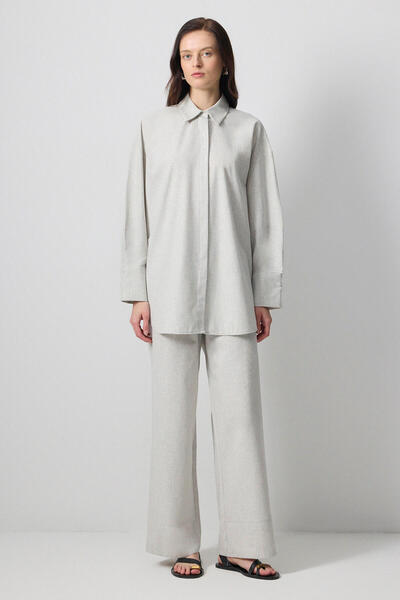 Touché Privé Shirt Pants Melange Set