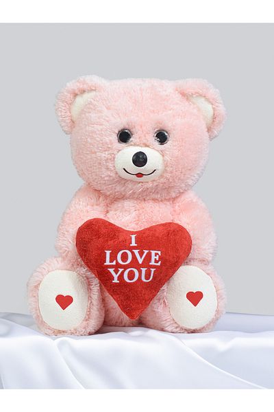 Canestar I Love You Written Heart Soft Plush Bear - Special Plush Toy for Lovers