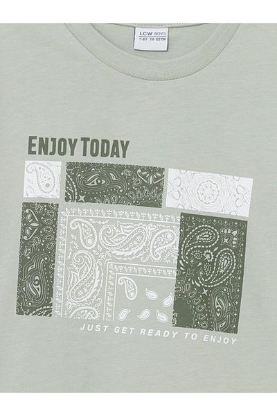 LC Waikiki Νέα σεζόν Crew Neck Boy's Tisort - S5H829Z4