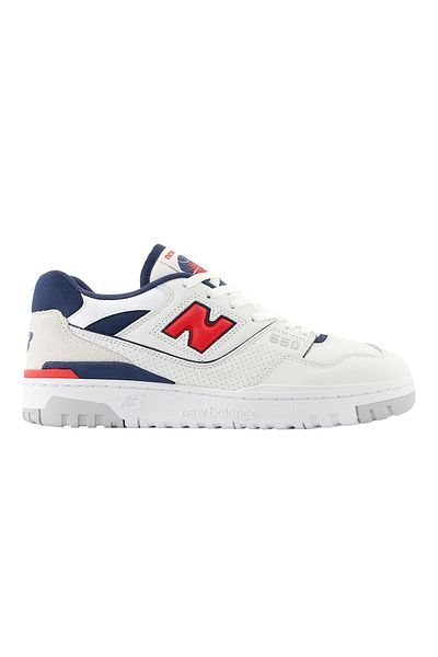 New Balance 550 White Navy Red