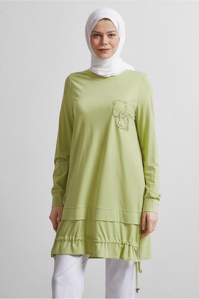Alvina Shiring Detail Trainers Tunic 45463