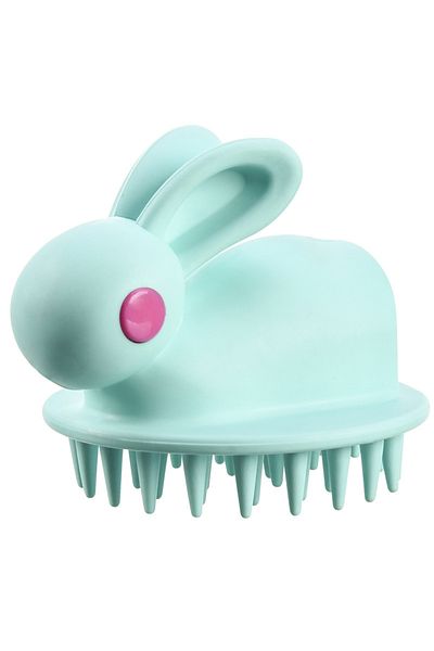 Generic Silicone Hair Washing comb brush - Green