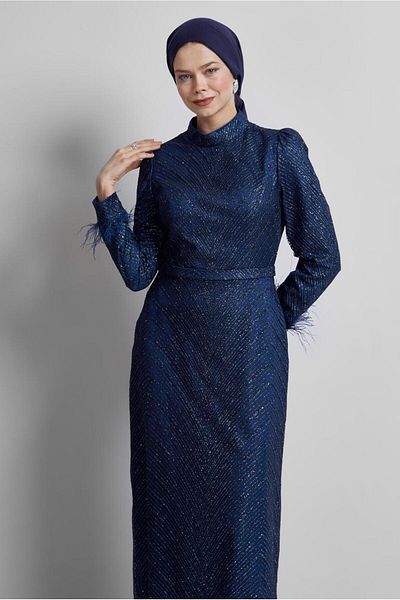Alvina Silvery Evening Dress 50449