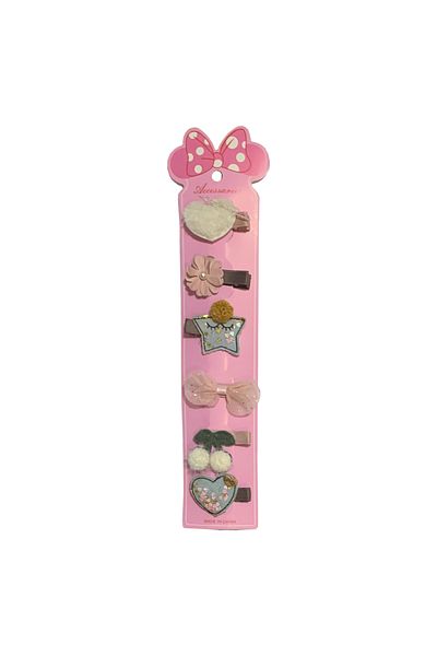 Generic 6-Piece Cute Korean Style Hair Clips Style-12