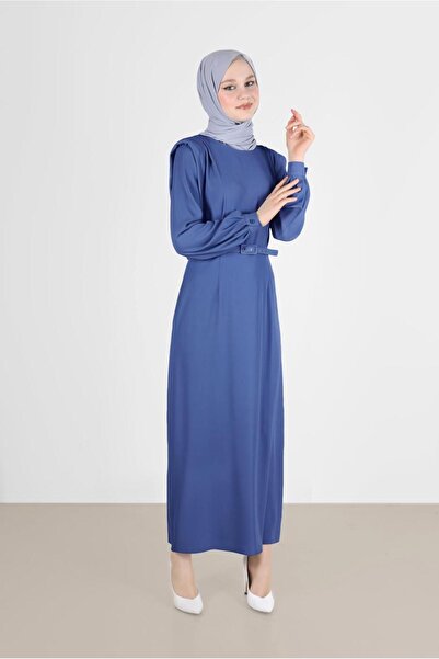 Alvina Rochie cu aspect de vată cu centură - 42530