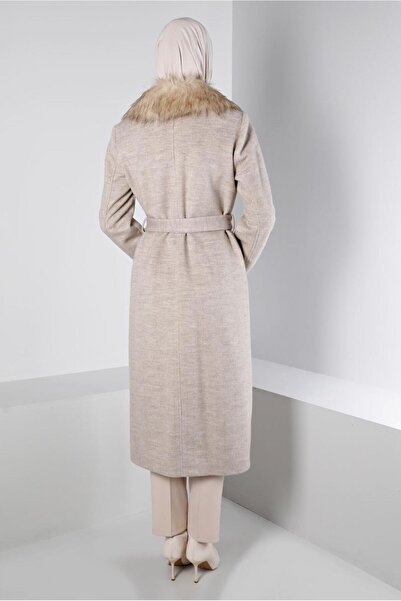 Alvina Buttoned Fur Coat 90383