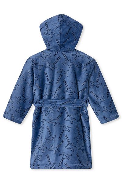 Schiesser Bademantel Aqua Kids Girl Bade-Mantel Sauna Morgen-Mantel