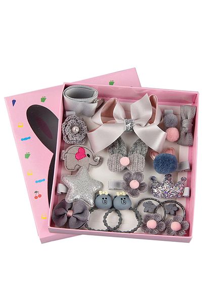 Generic 18-Piece Cute Korean Style hair accessories - 06