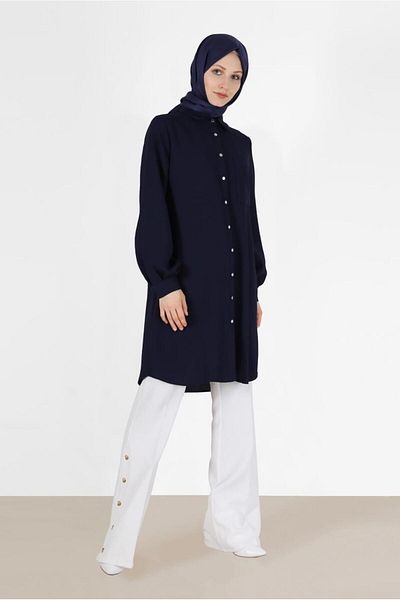 Alvina BOYDAN BUTTONED POCKET DETAIL TUNIC 42431