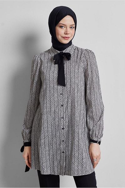 Alvina Patterned Tunic Model No: 45417