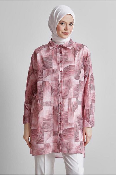 Alvina Patterned Tunic Model No: 45405