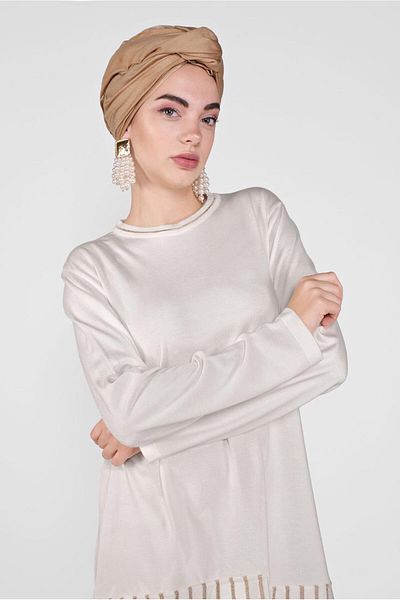 Alvina Asymetric Cut Knitwear Tunic 41057