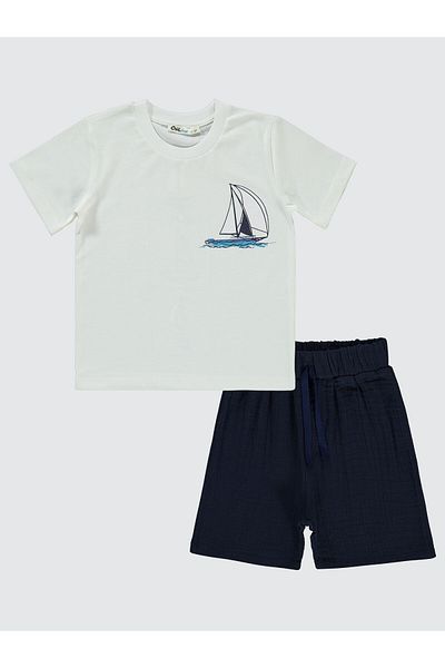 Civil Boys Boy's 2-5 Years Ecru Capri Suit
