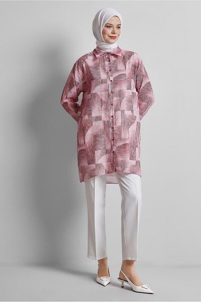 Alvina Patterned Tunic Model No: 45405