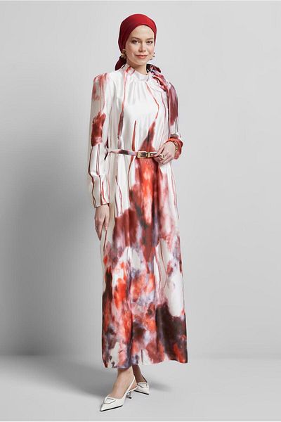 Alvina Belted Dress Model: 45451