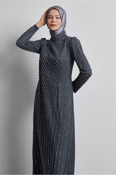 Alvina EVENING DRESS WITH STONES 50509