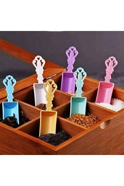 Alray Multicolored 6-Piece Spice Shovel