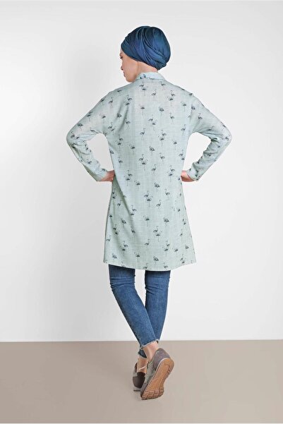 Alvina Flamingo Patterned Tunic 4492-4