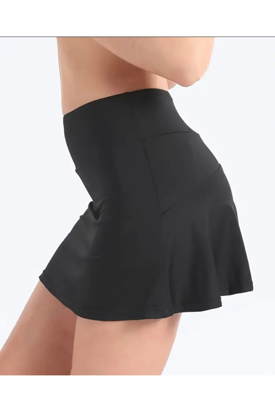 La Saade Y2k Rahat A Kesim Yüksek Bel Mini Tenis Etek, Şort Etek