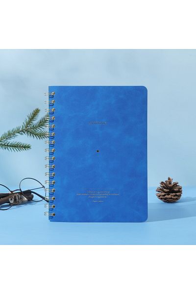 Victoria's Journals Caiet vegan A5 cu copertă spiralată 128 pagini 100 grame riglat