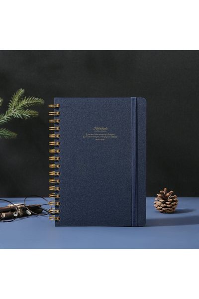 Victoria's Journals Canvas Spirilli Hard Cover Notebook A5 160 Sheets 100g Ruled