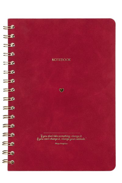 Victoria's Journals دفتر ملاحظات نباتي بغطاء حلزوني مقاس A5، 128 ورقة، 100 جرام