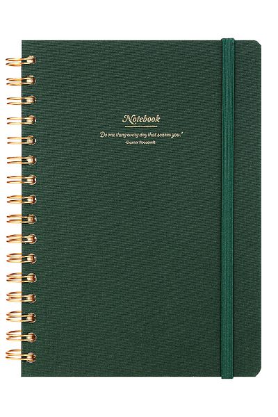Victoria's Journals Canvas Spirilli Hard Cover Notebook A5 160 Sheets 100g Ruled