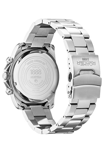 Roamer Mens Watch 862837 41 45 20, Quartz, 43mm, 10ATM