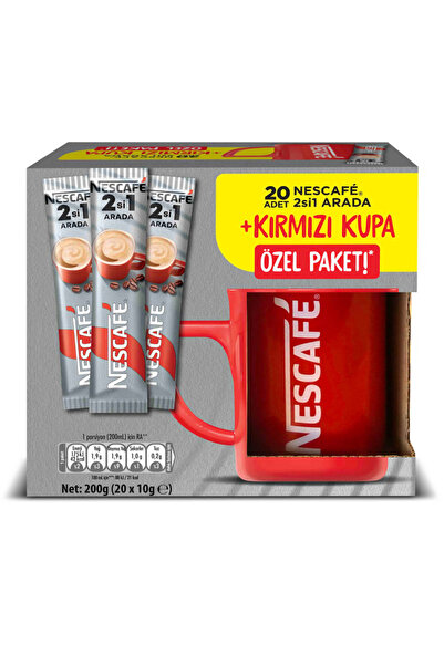 Nescafe 2 si 1 arada 20 li bardak hediyeli
