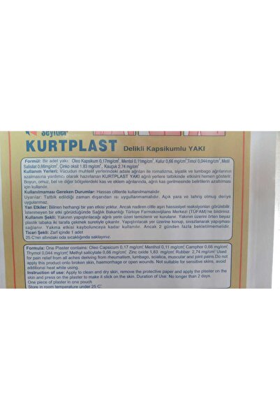 Kurtplas Kurtplast Yakı Delikli Kapsikumlu 5 Adet