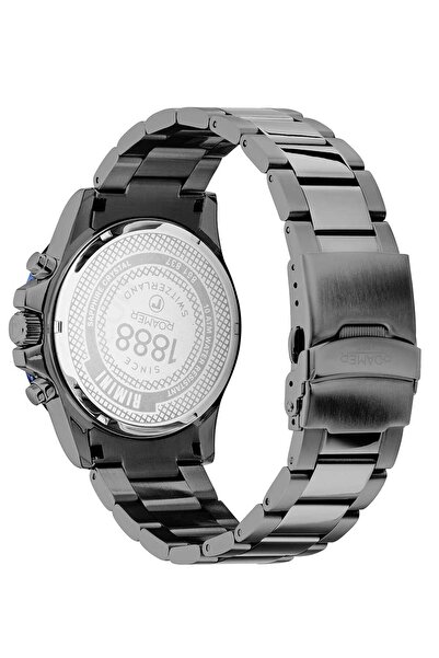 Roamer Mens Watch 861837 44 45 20, Quartz, 45mm, 10ATM