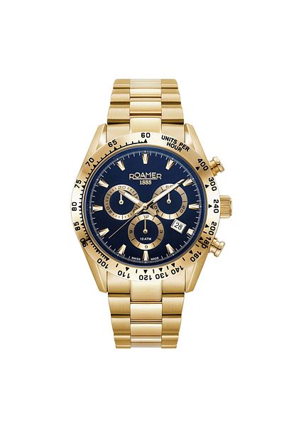 Roamer Ανδρικό ρολόι Roamer 850837 48 45 20, Quartz, 42mm, 10ATM