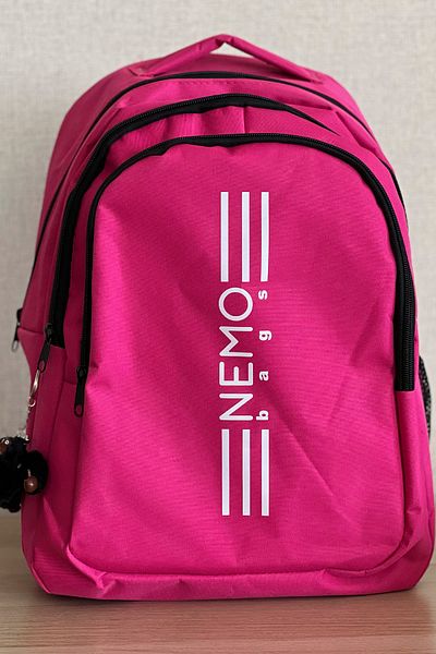 FCSTORE Unisex Ροζ Αθλητικό Σακίδιο Πλάτης Μεγάλο Μέγεθος Τσάντα Laptop Ταξιδίου 45x30x15cm 24lt, + Μπρελόκ Gorilla